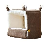 Générique Heated Parrot Bed - 5 Temperature Adjustable Hammock for Birds | Soft Fleece Mat with Warmth Control, Resting Spot for Lovebirds Conures Cockatoos Finches Indoor Outdoor Balcony Use