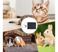 Générique Heated Pet Mat - 10x10in Warming Rug with USB Charging | Waterproof Plush Dog Heat Pad | Anti-Slip Cat Heating Pad for Cats, Puppies, Sleeping, Outdoor, Cage, Living Room, Car & Travel