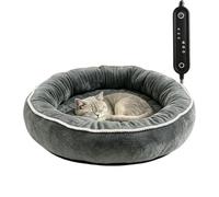 Générique Heated Pet Mat, Dog Heating Pad, Removable Heating Bed | Winter Pet Bed, Auto Shutoff Heating Mat, Adjustable Temperature Pad for Dog Kitten Home Indoor Outdoor Play Living Room