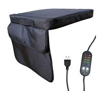 Générique Heated Seat Cushion, Foldable Bleacher Pad, Portable Warming Cushion, 15-inch Compact Soft Chair with 5 Heat Settings, Ideal for Camping, Winter Travel, Fishing, and Hunting Activities