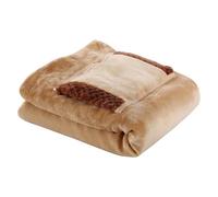Générique Heated Throw Blanket, 5V USB Electric Heating Blanket with Built-in Pocket for Home Or Work Use, Soft Flannel & Cashmere LapBlanket for Winter Warmth, Portable Safe Indoor Use