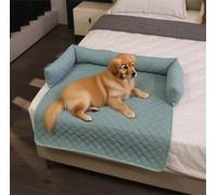 Générique Heatrelief Cooling Dog Bed,Waterproof Non Slip Dog Bed Cover Pet Blanket,Durable Machine Washable Cool Pad for Small to Large Pets Keeps Your Pet,Comfortable and Safe on Hot Days (Green, M)