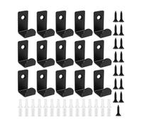 Générique Heavy Duty Coat Hooks - 15 Pieces Screw Mount Coat Hanger Hooks