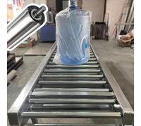 Générique Heavy Duty Conveyor Rollers - 1in Rollers for Industrial Use, Unpowered Metal Flow Chute Stand, 300lbs Load Capacity, 60cm Wide Conveyor Table for Transport
