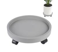 Générique Heavy-Duty Plant Trolley - Plant Round Coaster Base Tray with Casters | Rolling Plants Stands with Wheels | Heavy Duty Plants Dollies Weight Capacity Moving Trays for Indoor Display Garden
