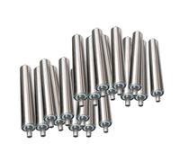 Générique Heavy Duty Stainless Steel Conveyor Rollers 50x500/600/700/800/400/300/250mm - 20 Pack Detachable 2" Dia Rollers for Efficient Unloading & Flow Line Systems