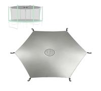 Générique Heavy-Duty Waterproof Trampoline Sun Shade, Professional-Grade Sunblock Cloth Engineered for Maximum UV and Shelter, Durable High-Density Material Effectively Jumpers from Harsh Sun