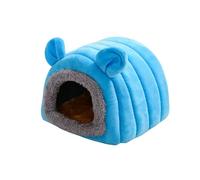 Générique Hedgehog Bed Cave - Warm Plush Nesting House, Snug Fleece Sleeping Pod, Comfortable Shelter, Soft Small Animal Bed | Hamsters Parrots Hedgehogs, Safe Relaxation Spot, Home Enclosure Uses