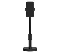 Générique Height Adjustable Phone Holder with 360° Rotation, Liftable Tabletop Smartphone Stand, Adjustable Angle Desk Phone Holder for, Tablets, Video Calls, Streaming, and Hands-Free Use