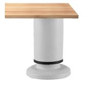 Générique Height Support Legs for Car Seat - Adjustable Height Car Front Seat Metal for Structural Support, Heavy Duty Anti-Slip Table Legs for Cabinets Coffee Tables 12-18 inch