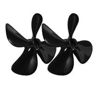 Générique Hélice 50 MM 4 Pales en Plastique pour Petit Bateau Rc, Accessoires de Réparation pour Modélisme Naval