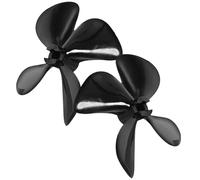 Générique Hélice de Bateau Rc Plastique Lames Haute Résistance Accessoire Réparation pour Modèle Bateau Télécommandé