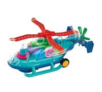 Générique Helicopter Toy, Rc Helicopter, Transparent Mechanics Light & Sound Bump-go Action Safe & Robust Developmental Play Colorful Visual, Ideal Festival Kids for Boys