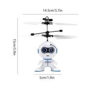 Générique Helicopter Toy, Remote Control Aircraft Gesture Sensing Toy for Interactive Play and Learning Experience, For Kids and Adults