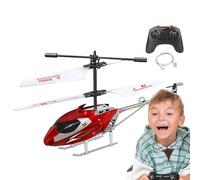 Générique Hélicoptère Volant RC pour - Jouets De Modèle d'avion, Jouet d'avion Télécommandé, Jouets De Modèle D'avionn avec Décollage/atterrissage À 1 Touche, Rechargeable pour Voler en Extérieur