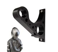 Générique Helmet Holder Wall Mount, Safety Hat Stand, Motorcycle Helmet 9cm | Hook with Key Storage, Wall Mounted Display Rack for Garage, Entryway, Bedroom and Home