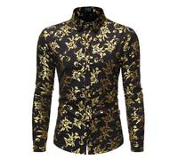 Générique Hemd Männer - Chemise Homme Chemise bronzante pour Hommes Chemise à sous-Couche à Manches Longues imprimée décontractée