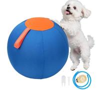 Générique Herding Ball for Dogs - Interactive Exercise Toy for Active Pets | Sturdy PVC Material with Textured, Large Rolling Ball for Fetch, Agility Training, and Outdoor Play17.72x17.72x17.72 in