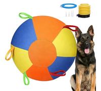 Générique Herding Ball for Dogs with Handle Tear-Resistant - S/M/L Small Dog Calming Ball Herding Toys for Aggressive Chewers Outdoor Yard Water Pool Play Exercise