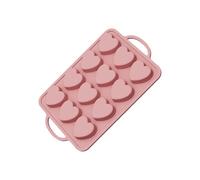 Générique Herz Silikon Backform 12 Fach - Antihaft Schokoladenform | Lebensmittelechte Silikon Süßigkeiten Kuchenform | Dessert Gießform Für Valentinstag Weihnachten Geburtstag Küche Backen