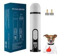 Générique Heusom Silent Groom Pro Nail Grinder Cordless with LED Light & 3 Speeds for Dog and Cat, Dog & Cat Nail Trimmer, Professional Claw Care Tool, Ultra-Quiet Operation (1Pcs)