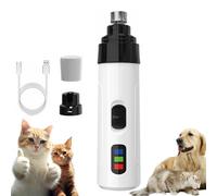 Générique Heusom Silent Groom Pro Nail Grinder-Silent Groom Pro Nail Grinder, 2025 Upgraded Rechargeable USB Pet Trimmer & Clippers,Safe & Effective Portable Design (1 Set)