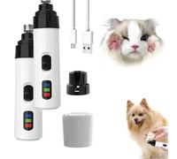 Générique Heusom Silent Pro Nail Grinder, Heusom Silent Groom Pro Nail Grinder, Heusom Silent Pro for Dogs, Rechargeable USB Charging Electric Grinder, for All Pet Sizes and Nail Thicknesses (2 pcs)
