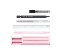 Générique Hexagon Pencil Case, Sturdy Pencil Pouch Box, 19.7x6.7x4.5cm 7.76x2.64x1.77 inches 115g Unique Hexagonal Pen Organizer Case Feature Multiple Compartments Inside,Hexagon Pen Holder