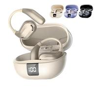 Générique Hi-FI Sports Bluetooth 5.4 Ear-Hook Headphones with Noise Cancelling & AI Translation, LED Power Display & Long Battery Life, Stable for Workout/Running/Gaming (Skin)