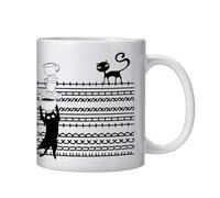 Générique Hidden Message Tea Cup - Porcelain Secret Reveal Mug, Hot Cold Beverage Container Family Gathering Novelty | Desktop Juice Glass for Men, Hilarious