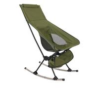 Générique High Back Outdoor Leisure Rocker, Folding Camping Chair, Breathable Mesh Oxford Cloth Chair, Lightweight Portable Rocking Seat for Lawn, Camping, 89x45cm/35.04x17.72 inches