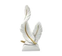 Générique High-End Double Ornament with Base - Art Sculpture for Home, Living Room, and Entryway | Luxury Soft Decoration for Or Office | Creative New Housewarming Gift