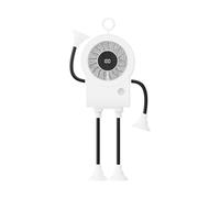 Générique High Speed Fan - 5 Modes Portable Design, Compact Frame with USB Charging, Sturdy Resin Material, Ultra Quiet, Wearable Personal Fan for Camping, Picnic, Home Office and Outdoor Work