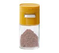Générique High-Transparency Organizer with Pourer, Condiment Organizer Container, Aesthetic Seasoning Storage for Pepper, Salt, Baking Supplies, Kitchen Essentials, Durable Clear Jar