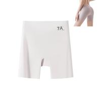 Générique High-Waist & Butt-Lifting Ice Silk Panties, 3-in-1 Panties Women's High-Waisted Ice Silk Tummy Control (White(1PC),TG)
