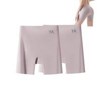 Générique High-Waist & Butt-Lifting Ice Silk Panties, 3-in-1 Panties Women's High-Waisted Ice Silk Tummy Control (Pink(2PC),TG)