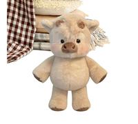 Générique Highland Cow Stuffed Animals | 17.7inch Toy Soft Throw Pillows | Cute Soft Highland Cattle Gift for Kids Adult | for Boys Girls Nursery Bedroom Bedside Sofa Living Room Office Car