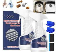 Générique Highly Concentrated Steel Rust Remover, Rust Remover, Puissant Dissolvant De Rouille pour Métal Et Acier Inoxydab, Protection Anticorrosion Durable, Action Rapide Et Facil (120ml) (2pcs)