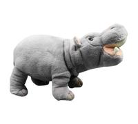 Générique Hippo Plush,Cute Animal Plush Toy | Zoo Family Plussh Toy, 15.7 inches Cute Animal Designs Home Decoration Sturdy and Dependable Throw Pillow for Home Kitchen Bedroom Living Room