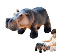Générique Hippopotame en - Coussin Hippopotame en Douce 40/60cm | virale Super Douce pour garçons Filles | Idée Cadeau Noël Anniversaire Décoration Chambre