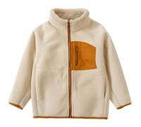 Générique Hiver Manteau à Capuche Polaire Bébé flanelle légère doux mi saison zippé Temps Libre Outdoor Basic Sweats Confortable décontracté Quotidien Veste polaire unie à fermeture éclair