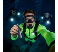 Générique Hochet Anti-Bruit de plongée, résistant à l'eau de mer, Cloche sous-Marine, bâton de Communication, avec Crochet, pour plongeurs, Faible visibilité, Structure sous-Marine Complexe