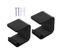 Générique Hockey Stick Holder,2 Pieces Horizontal Hanger | 4.3x4x3.3cm Aesthetic Racks, Hockey Stick Wall Rack with Anti-Scratch Pad | Widely Applicable for Room Garage Sports Equipment Gear