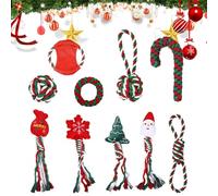 Générique Holiday Dog Toys, Teething Toys for Puppies, Fun Christmas Dog Accessories, Pet Playtime Essentials, Squeaky Dog Rope Toys, Holiday Themed Dog Toys, Chew Toys for Dogs, Christmas Puppy Toys