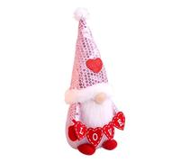 Générique Holiday GNOME Decor - Romantic Valentine Dwarf Doll, Desktop Display Ornament | Bedroom Study Bookshelf Accent, Mantel Nightstand Tabletop Scene, Dressing Cabinet Shelf Decoration,