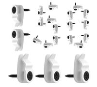 Générique Holiday Light Clips - 50-Piece Outdoor String Light Hooks, Christmas Hanging Accessories | Holiday Patio Garden Backyard Event Party Restaurant Wedding Fence Eaves Gutter Decoration Kit