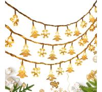 Générique Holiday String Lights, Waterproof Fairy Illumination for Tree Décor, 50 LED Luminous Bulbs, Power Saving Design, Festive Lighting for Indoor, Outdoor, Balcony, Yard, Party