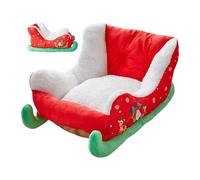 Générique Holiday Themed Pet Bed, Comfortable Pet Rest, Sleigh Design Pet Bed, Christmas Holiday Themed Pet Bed, Dog Beds, Pet Couch Soft and Comfortable Sleeping Solution for Dogs and Cats