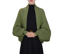 Générique Hollow Out Knitted Shawl Coat for Women Lightweight Open Front Crochet Cardigan Wrap Breathable Knit Cape Beach Cover Up