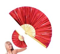 Générique Holographic Folding Hand Fan - Large Handheld Festival Dance Fan | Club Accessory | Decorative Foldable Fan For Weddings, Performances, Costumes, And Creative Display